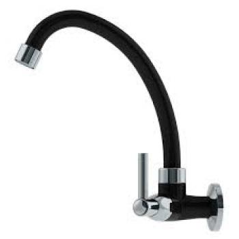 TORNEIRA ROMA COZINHA/PAREDE ABS PRETA/CROM