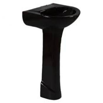 LAVATORIO SAVEIRO CELITE COM COLUNA PRETO