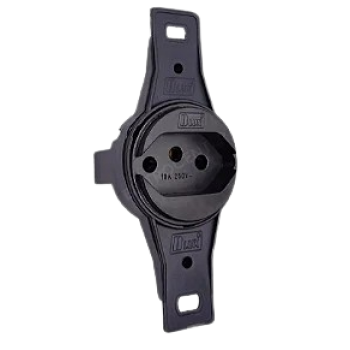 TOMADA CONDULETE  S/PL 10A 2P+T PRETA BLUX