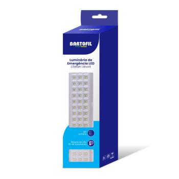 LUMINARIA EMERG 60 LEDS BIV BARTOFIL