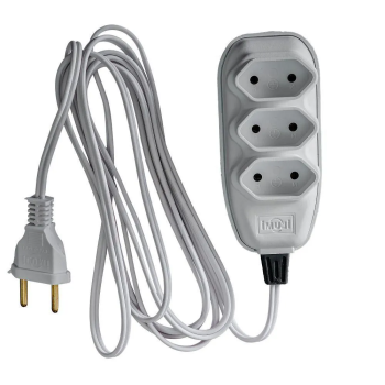 EXTENSÃO 3M FIO PAR 2P BR ILUMI