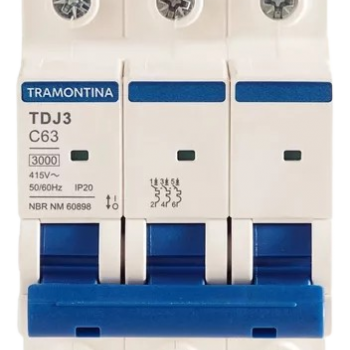 DISJUNTOR 63A TRIFASICO TRAMONTINA