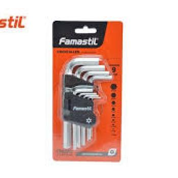 JOGO 9PÇS CHAVE ALLEN FAMASTIL