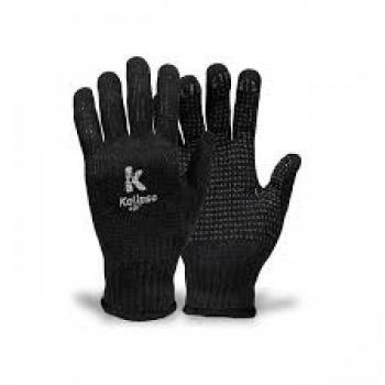 LUVA TRICOTADA PIGM.4 FIOS KALIPSO PRETA