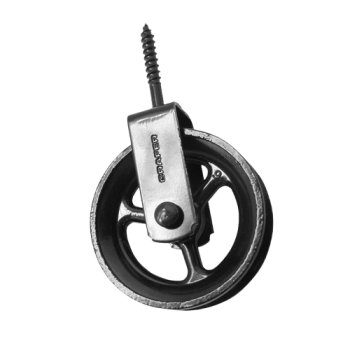 ROLDANA 06 CM P/CORDA PARAFUSO MET