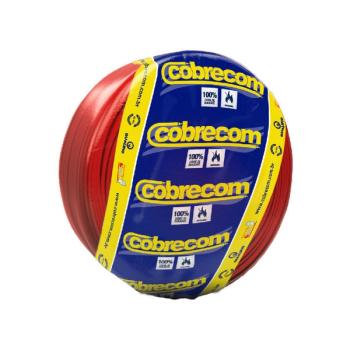 CABO FLEXIVEL 4MM VERM COBRECOM 100MT