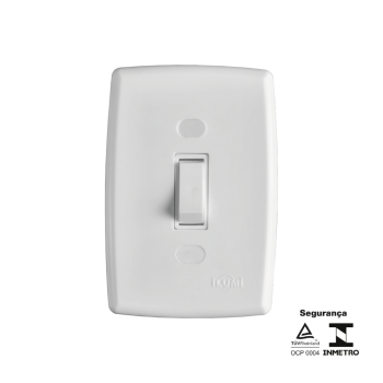 1.INTERRUPTOR 10A 2P+T IDEALE PLUZIE.