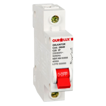 DISJUNTOR 25A OUROLUX MONO