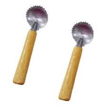 RASPA COCO PEQUENO INOX CABO MAD.