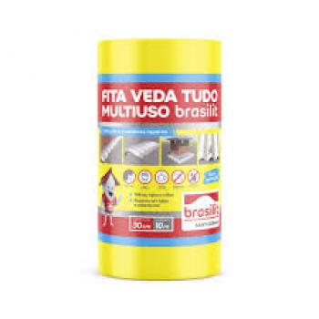 FITA BRASILIT MULTIUSO ALUMINIO 30CMX 1MT