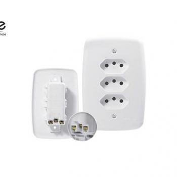 3.TOMADA 10A 2P+T IDEALE PLUZIE.