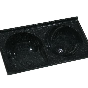 TANQUE DUPLO MARM SINT 1,00X0,51 PT MARMODELTA