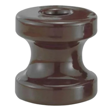 ISOLADOR DE LOUÇA MARROM TRIFASE