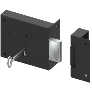 FECHADURA CAIXAO HAGA 360/100M