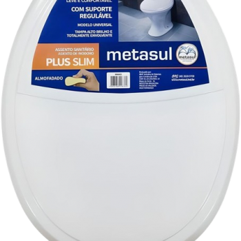 ASSENTO METASUL PLUS ALMOFADADO SLIM BRANCO