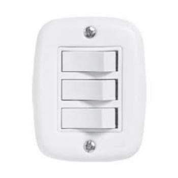 3.INTERRUPTOR 10A SX SOBREPLUS PLUZIE.