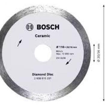 DISCO DIMANTADO LISO 110X20M 4.3/8 BOSCH