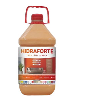 TINTA LATEX PESSEGO 5L HIDRAFORTE.
