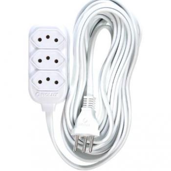 EXTENSAO NATICON PARAL 2X0,75MM 10M BR SA