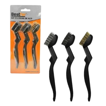 ESCOVAS LIMPEZA KIT 3 PÇS BESTER
