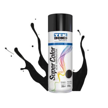 SPRAY PRETO BRILHANTE U.G 350ML TEK BOND