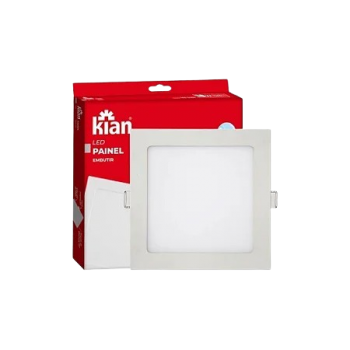 PAINEL LED EMB QUAD 18W KIAN 1260LM 6K BKL BC.