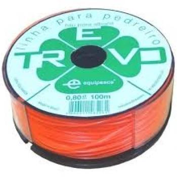 LINHA DE PEDREIRO 100MT LISA LARANJA EQUIPESCA