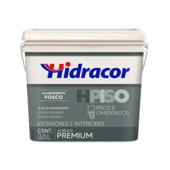 TINTA PISO BRANCO NEVE  3,6L HIDRACOR