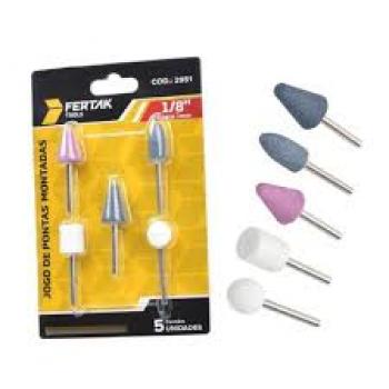 KIT PONTA MONTADA 1/8 5PCS FERTAK