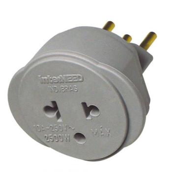 PINO ADAP.INTERNEED 10A/250V 2P BR