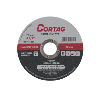DISCO CORTE INOX 4.1/2