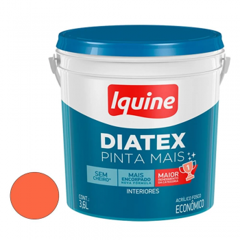TINTA ACRILICA DIATEX CARANGUEJO 3,6L IQUINE