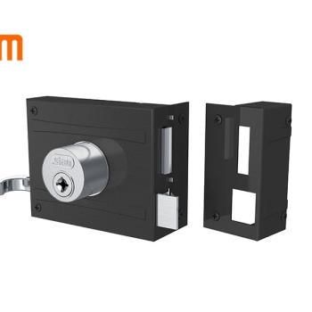 FECHADURA STAM SOBREP 1701/100 CH/TET ESP INOX