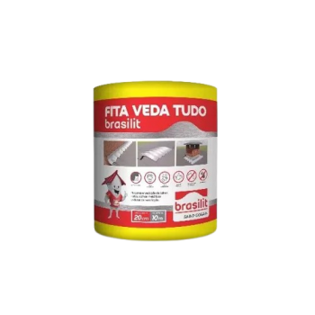 FITA BRASILIT MULTIUSO TERMICA ALUMINIO 20CMX 1MT