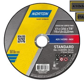 DISCO CORTE INOX 7 X 1/16 X 7/8 NORTON