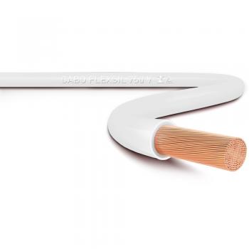 FIO CABO FLEX 1X2,5MM BRANCO SIL 1MT