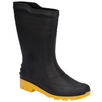 BOTA PRETA N37 GRENDENE AMARELA PEGA FORTE.