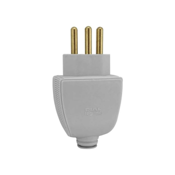 PINO MACHO PIAL LEGRAND VERSÁTIL 2P+T 20A CINZA