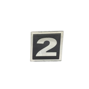 NUMERO RESIDENCIAL VIDRO N2 ARTE