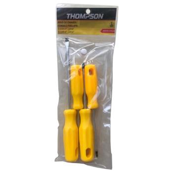 JOGO DE CHAVE FENDA/PHILLIPS 4 PC THOMPSON