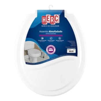 ASSENTO SANIT BRANCO ALMOFADADO HERC