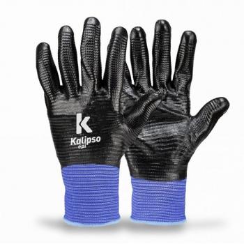 LUVA TRICOATADA NYLON NBR T10 WAVE PRO KALIPSO