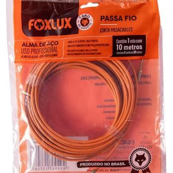 PASSA FIO C/ALMA AÇO 30MT FOXLUX