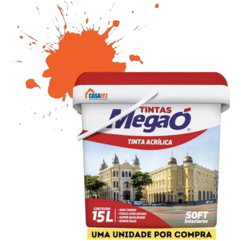 TINTA ECONOMICA LARANJA MEGAÓ 15L