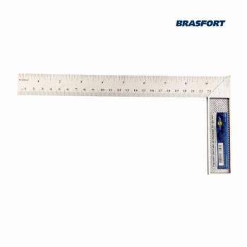 ESQUADRO BRASFORT CABO ALUMINIO 12” 30CM