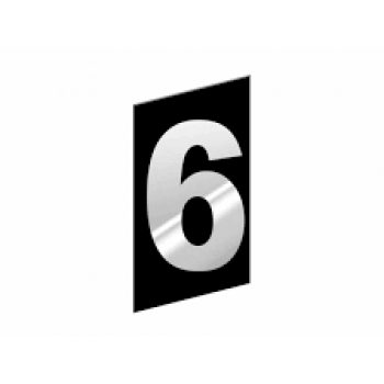 NUMERO RESIDENCIAL VIDRO N6 ARTE