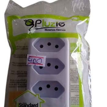 TOMADA BARRA PLUZIE 3 TOM.2P +T 10A BR