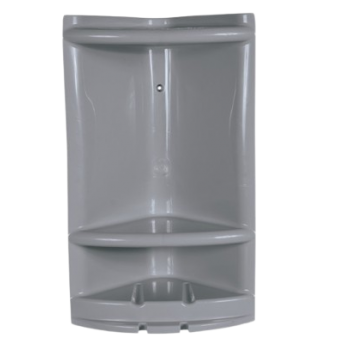 CANTONEIRA METASUL P/WC GRANDE CINZA