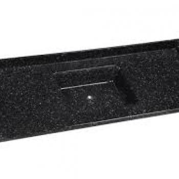 PIA DE 1,00X0,50CM PRETA FIBRATEX