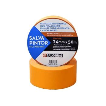 FITA CREPE SALVA PINTOR SALVABRAS LARANJA 24MMX50M